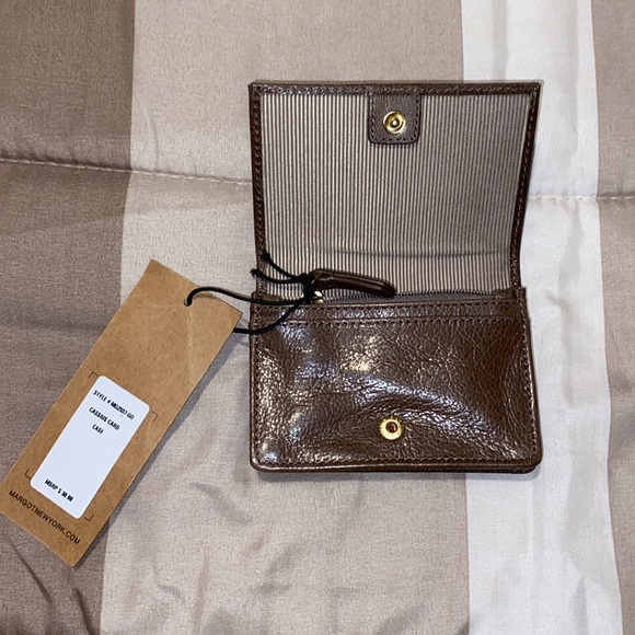 🤎NWT Margot New York Small Wallet/Card Case w/Zippered Coin Pocket - Picture 4 of 9